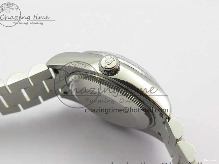 MiroTime 0513 Effortless Datejust 31mm 178274 SS GSF Best Edition Silver Stick Markers Dial on SS President Bracelet SEIKO NH05A 3056